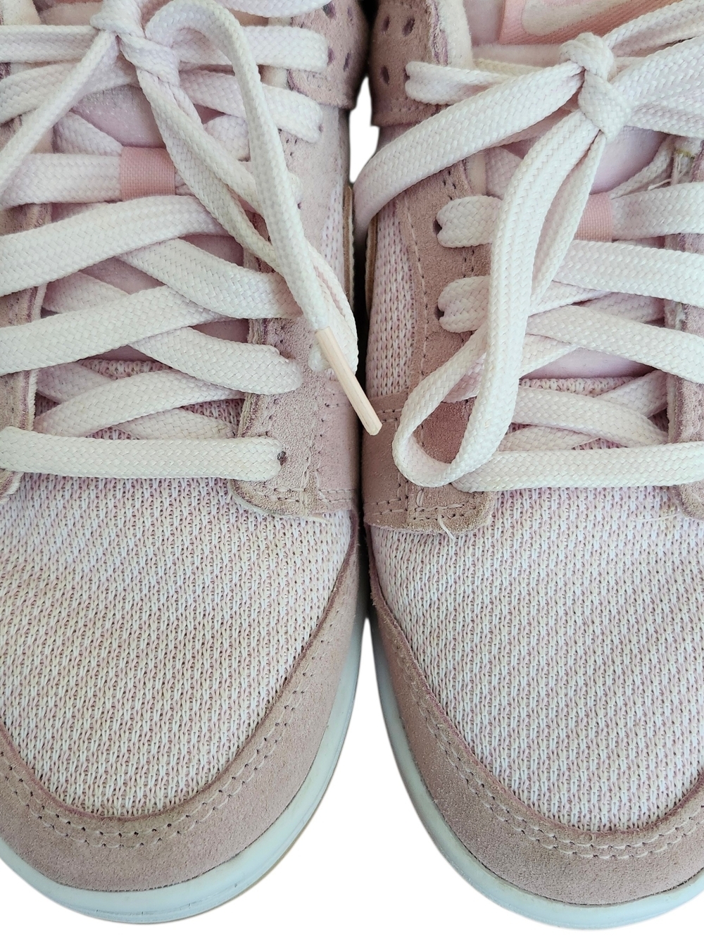 Nike Women's Suede Pink Teddy Bear Edition Low Dunks Size 7.5 - Picture 13 of 16